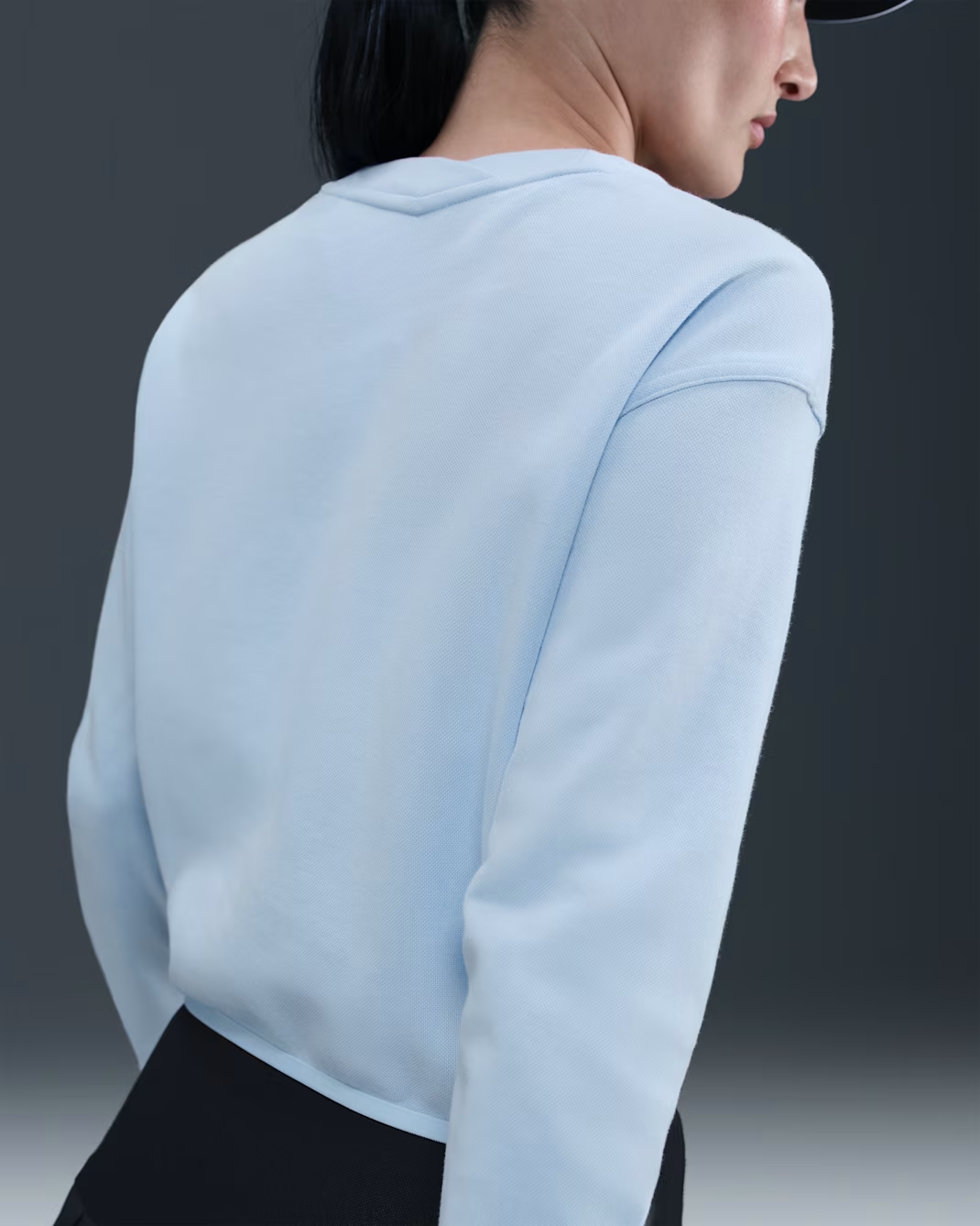 Women's V-Neck Long-Sleeve Golf Top