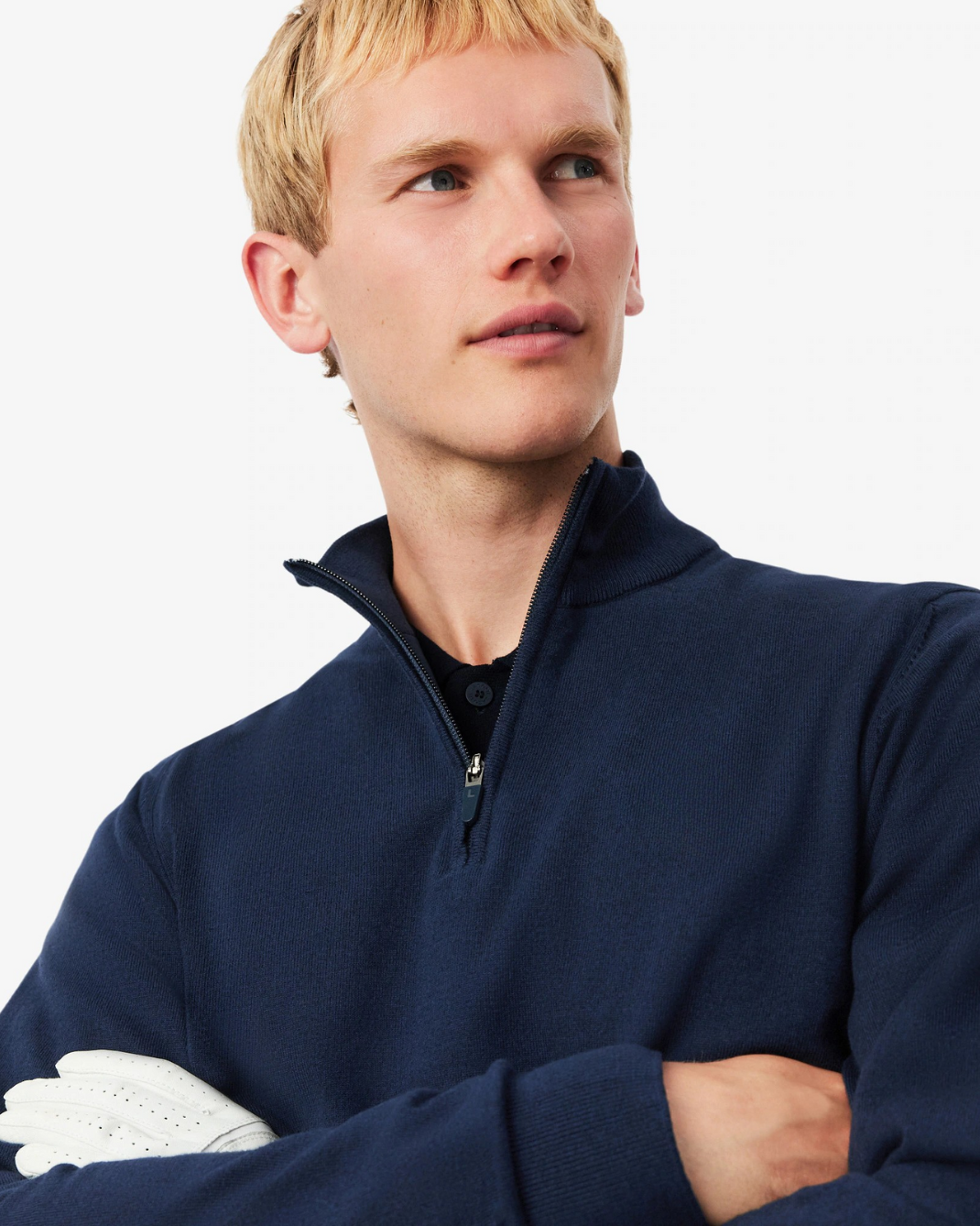 Men's Golf Quarter-Zip Windbreaker Sweater