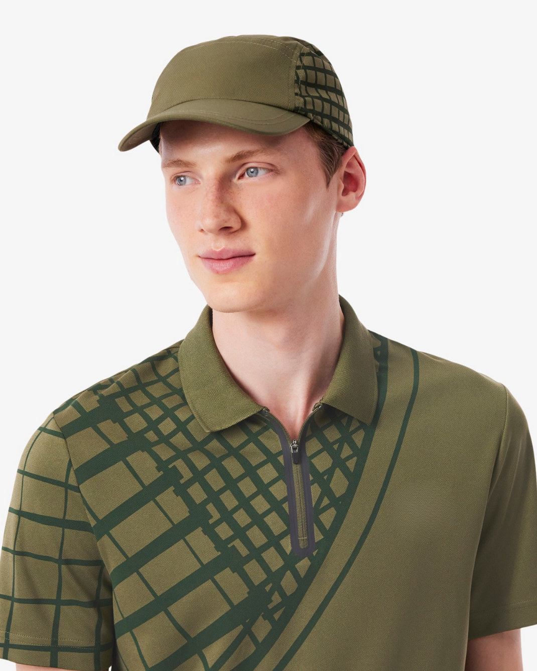 Men's Ultra Dry Printed Slim Fit Tennis Polo